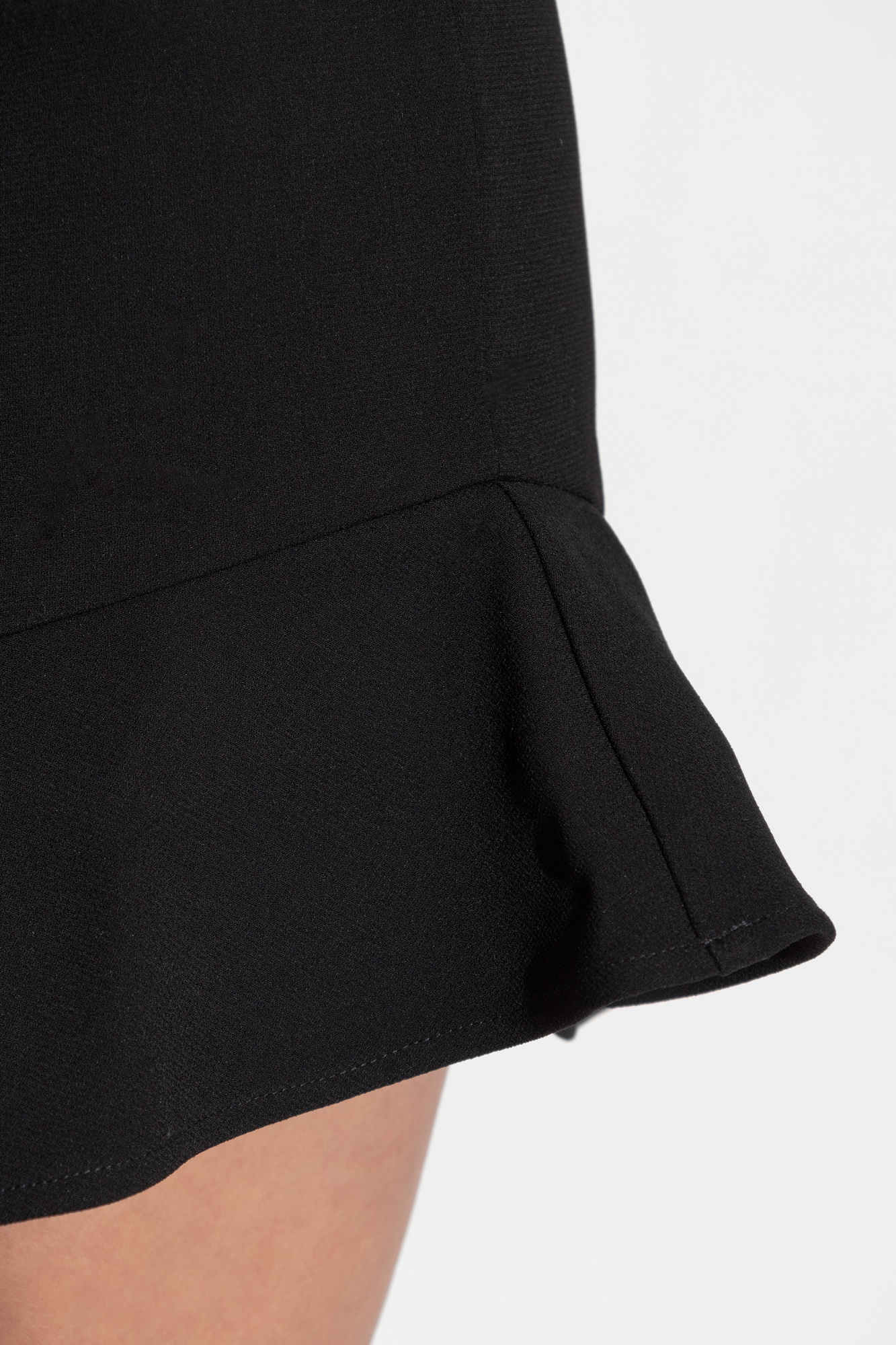 ミニスカート ROTATE SS25 'Wide Ruffle Mini' skirt (114264100 100) Wide Ruffle Mini Skirt Black - ROTATE Birger Christensen
